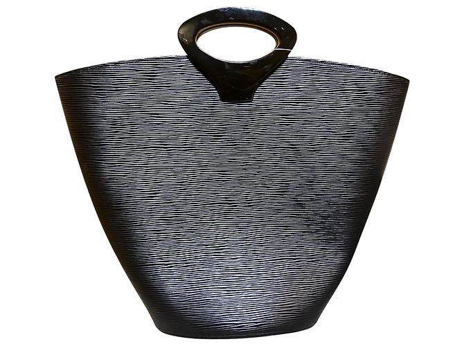 Borsa Louis Vuitton Noctambule 1998 in pelle Epi nera - vista 5