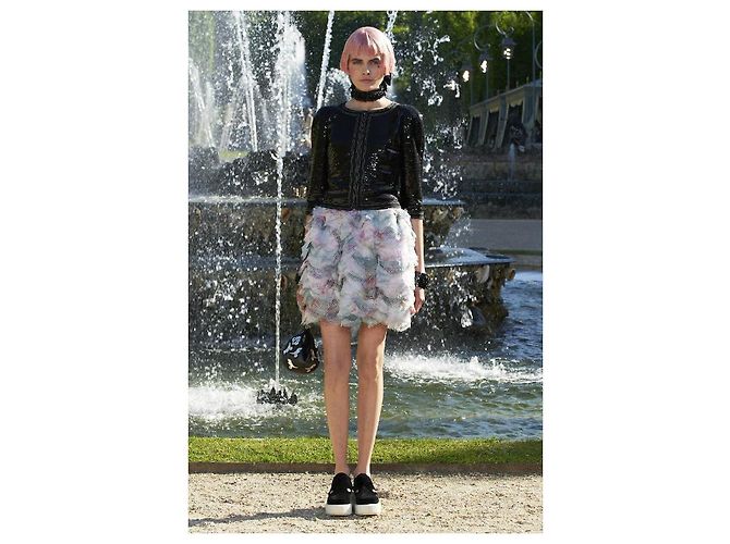 Timeless Chanel 2013 Paris Versailles Black Sequins Jacket - view 2