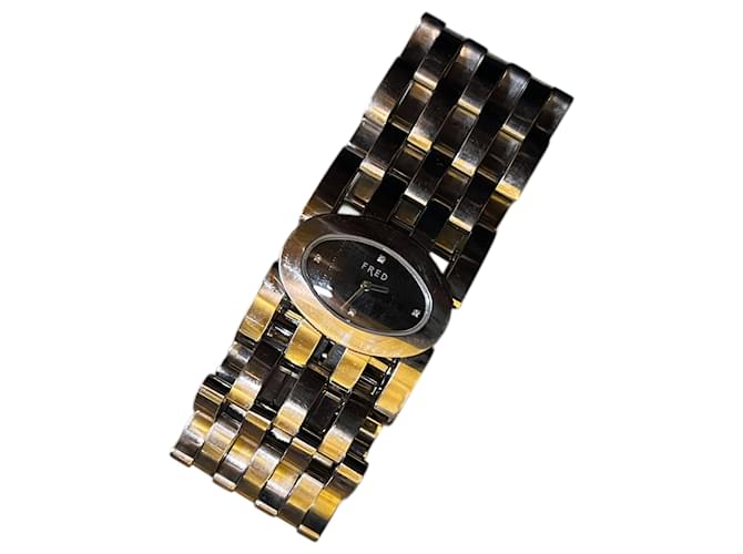 Orologio elegante in argento Fred - vista 3