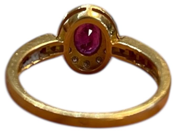 Autre Marque Anello Pompadour degli anni '60 in oro giallo 18K - vista 3