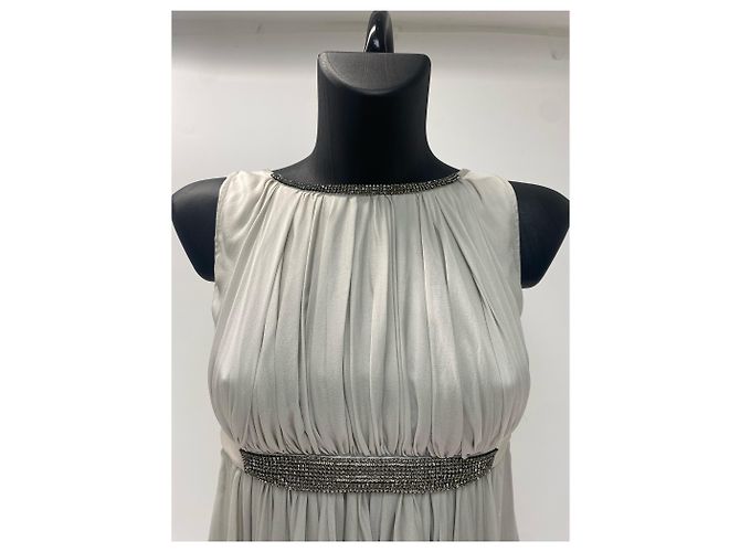 Dolce & Gabbana Abito Argento Dolce&Gabbana con Strass - vista 3