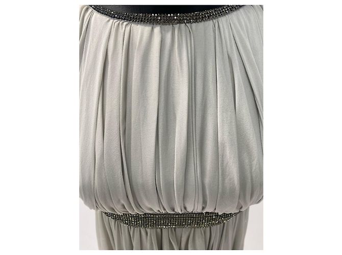 Dolce & Gabbana Abito Argento Dolce&Gabbana con Strass - vista 4