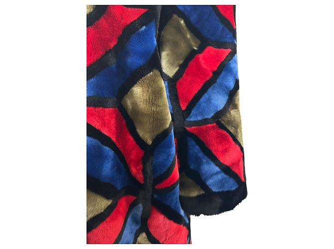 Christian Dior Multicolor Fur Coat (Frederic Castet '70s) - view 4