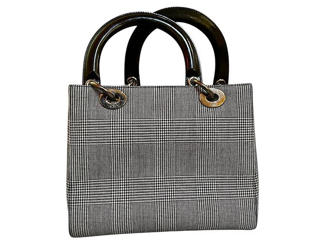 Lady Dior Handtasche in anthrazitgrau - Ansicht 4