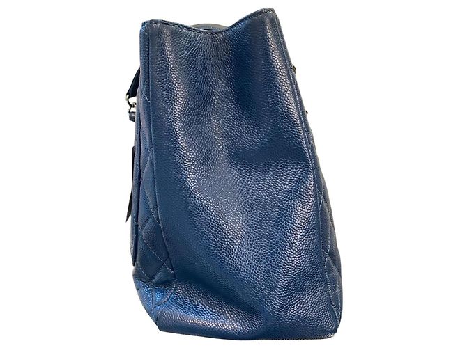 Timeless Borsa GST in caviar blu Chanel 2012 - vista 3