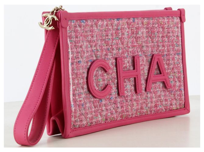 Clutch in tweed PVC Chanel 2019 - vista 2