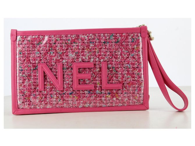 Clutch in tweed PVC Chanel 2019 - vista 4