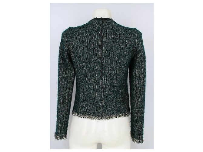 Dolce & Gabbana Giacca da completo in tweed khaki Dolce Gabbana - vista 5