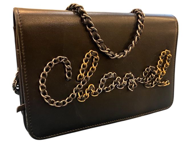 Portafoglio con catena Chanel 2019 - vista 2