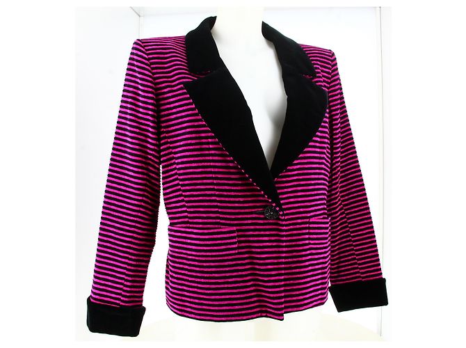 Giacca in Velluto Yves Saint Laurent Rive Gauche 1993 - vista 3