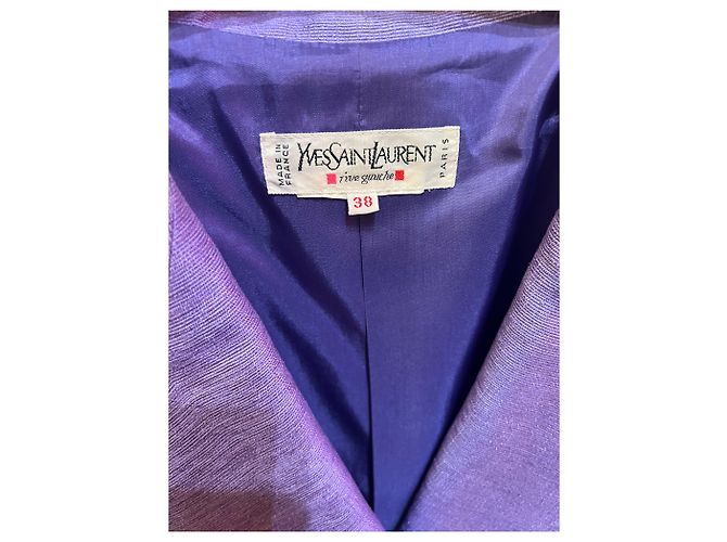 Blazer Viola Yves Saint Laurent - vista 4