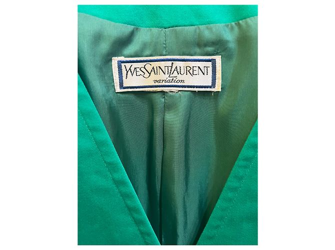 Blazer Verde Yves Saint Laurent - vista 3