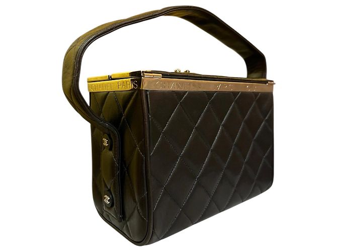 Borsa Chanel 1996, pelle trapuntata nera - vista 2