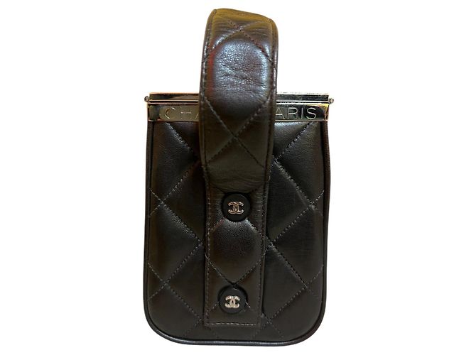 Borsa Chanel 1996, pelle trapuntata nera - vista 3