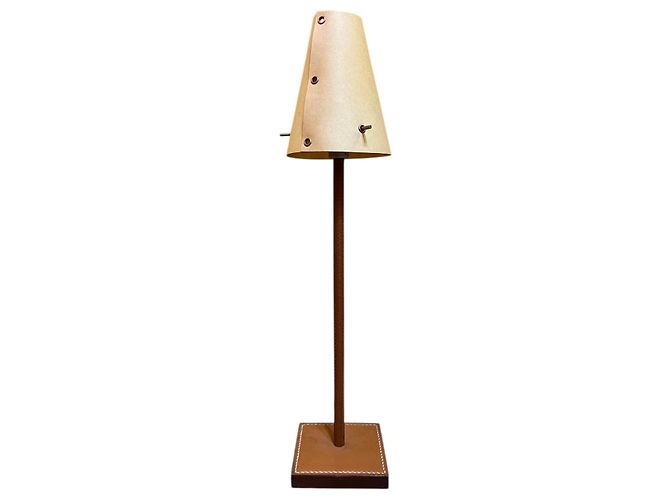 Lampe Hermès en beige et marron - vue 4