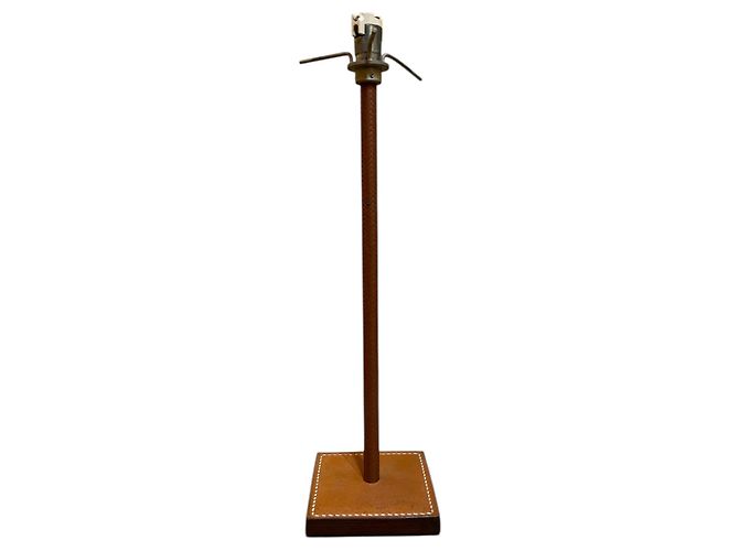 Lampe Hermès en beige et marron - vue 3