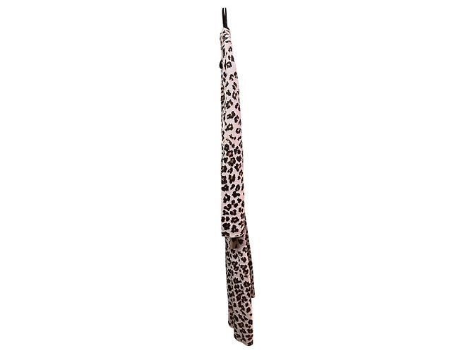 Vestido gris de Dior con estampado de leopardo - vista 3