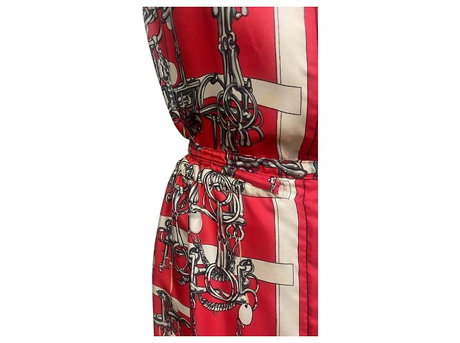 Abito Midi Camicia Hermès Paris degli anni '60 - vista 3