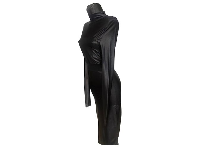 Robe Longue Paco Rabanne avec Transparences - vue 2
