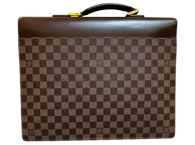 Briefcase PM Altona Damier Ebene Louis Vuitton 2006 - vista 3