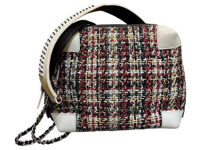 2017 Chanel Multicolor Tweed Handbag - view 3