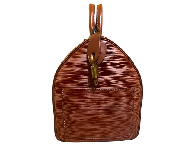 Speedy Louis Vuitton del 1990 in pelle Epi marrone - vista 2