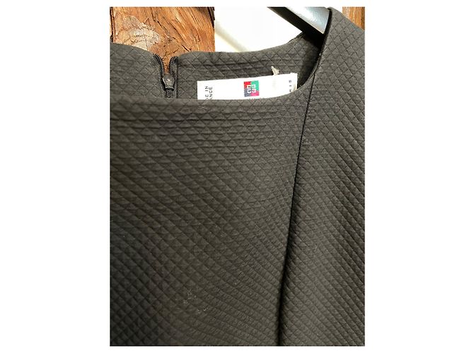 Abito Testurizzato Nero Givenchy Boutiques Minimalista Strutturato Realizzato in Francia - vista 4