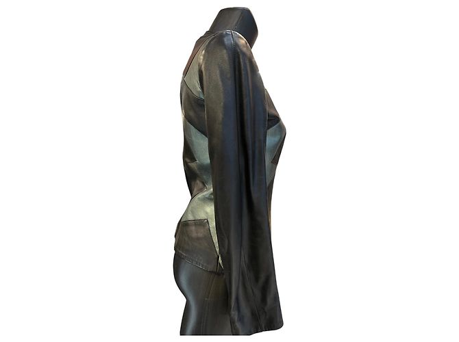 Thierry Mugler Mugler Lederjacke - Ansicht 2