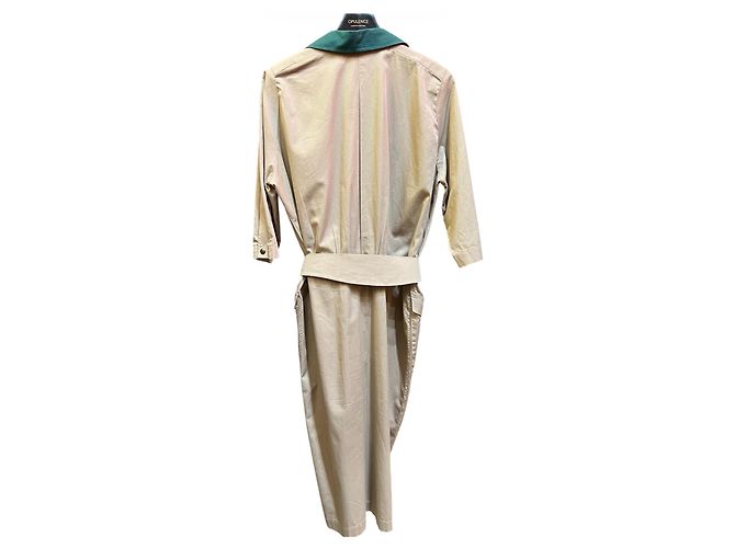 Tuta Beige e Verde Thierry Mugler - vista 2