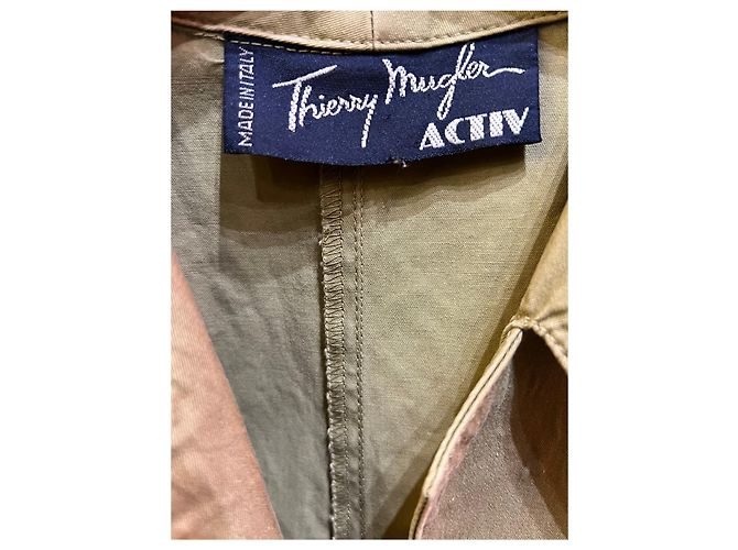 Vestido Thierry Mugler Beige de Algodón - vista 3