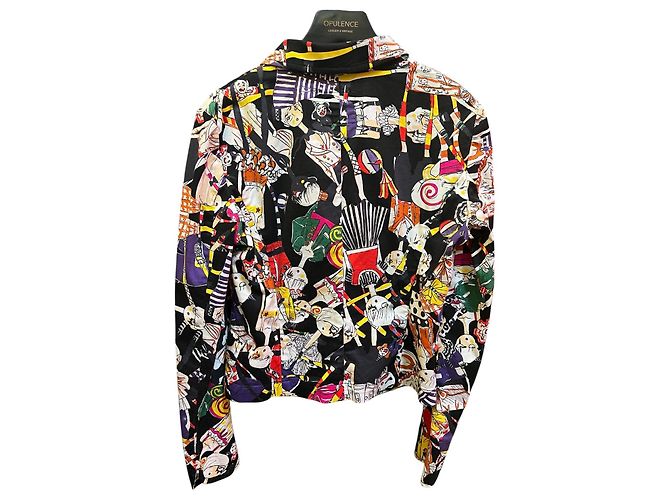 Moschino Multicolor Patterned Tailored Jacket - view 2
