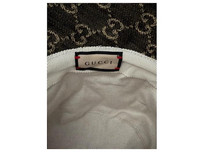 Cappello Gucci GG tesa larga Grigio Grigio antracite - vista 4