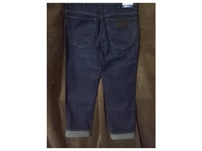 Autre Marque Jeans Wrangler in denim blu - vista 3