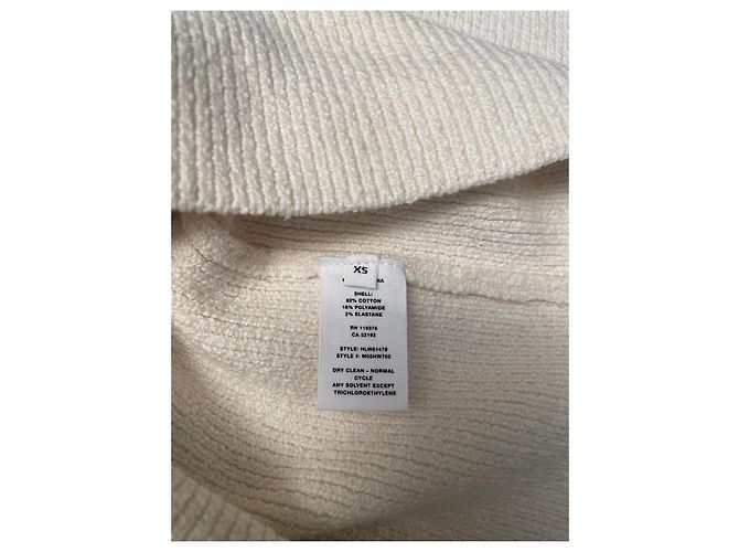 Helmut Lang Langes Rippstrickkleid mit Perlen Roh - Ansicht 4