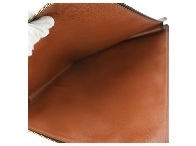Louis Vuitton Vintage Monogram Canvas Poche Documents Portfolio Brown - view 5
