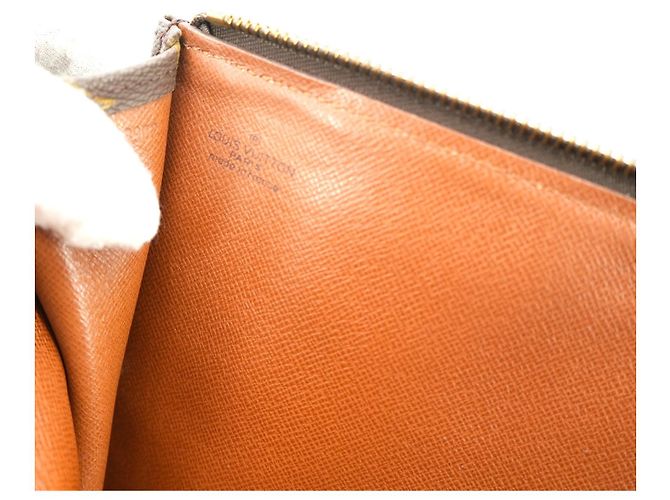 Louis Vuitton Vintage Monogram Canvas Poche Documents Portfolio Brown - view 6