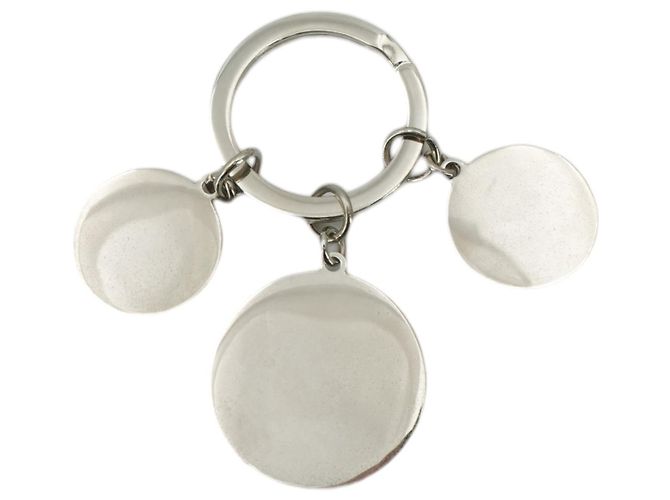Timeless Chanel Portachiavi in metallo argento Rouge Coco Charm - vista 3
