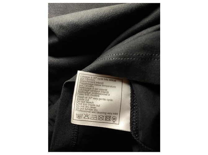 Chanel Long Sleeve Black T-Shirt with CC Signature Print - view 8