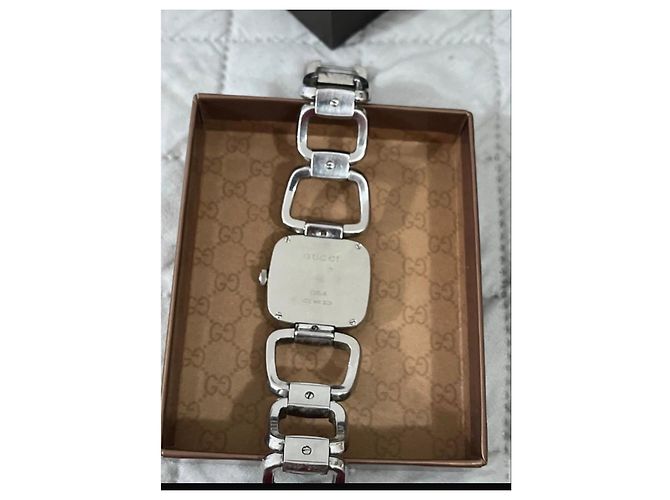 Reloj Gucci de acero con esfera azul Plata Hardware de plata - vista 5