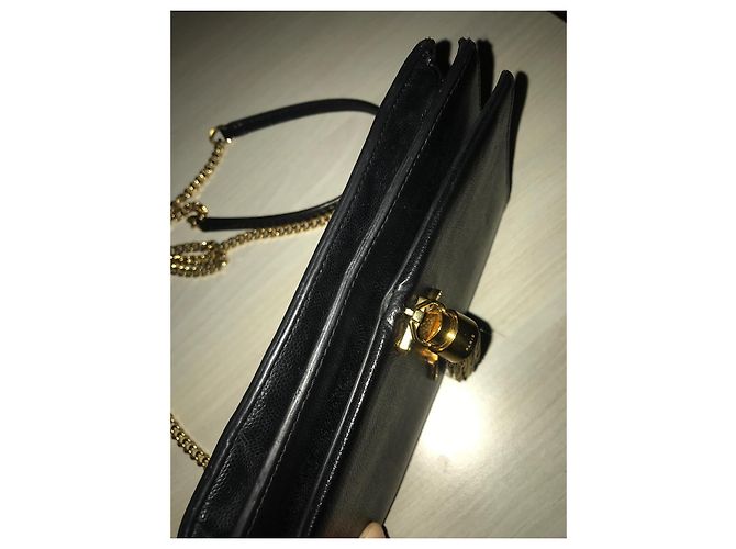Loulou Borsa Yves Saint Laurent Nera Nero - vista 5