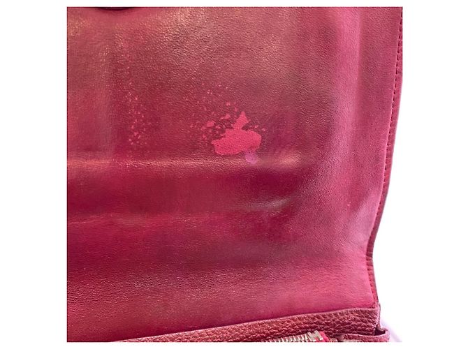 Hermès Dogon GM Bi-Fold Klapp-Wallet Rot - Ansicht 7