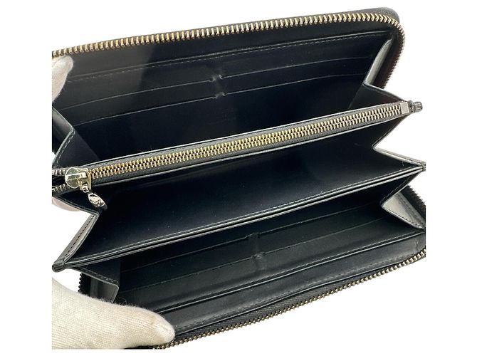 Louis Vuitton Vernis Long Wallet Black - view 8