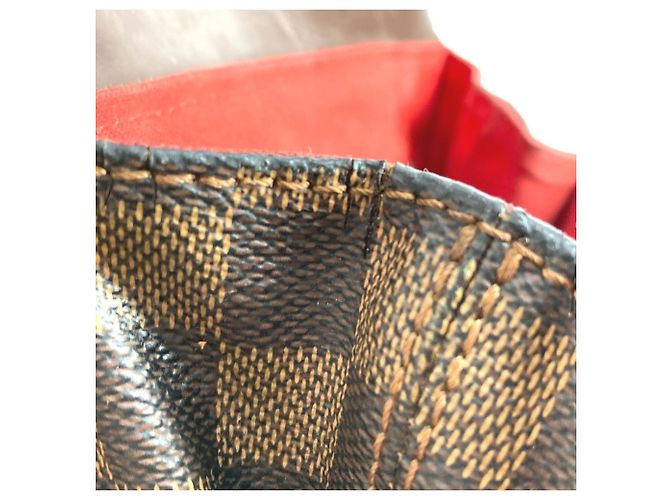 Zaino Damier Louis Vuitton Marrone Damier ebene - vista 16