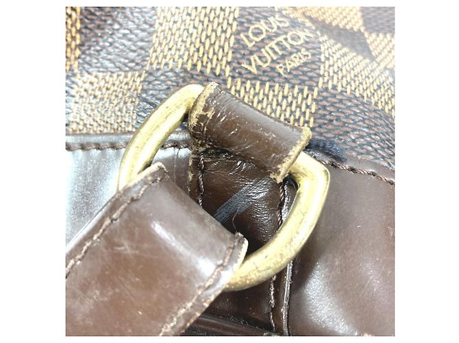 Zaino Damier Louis Vuitton Marrone Damier ebene - vista 17