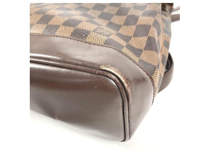 Zaino Damier Louis Vuitton Marrone Damier ebene - vista 4