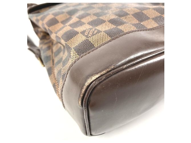 Zaino Damier Louis Vuitton Marrone Damier ebene - vista 5