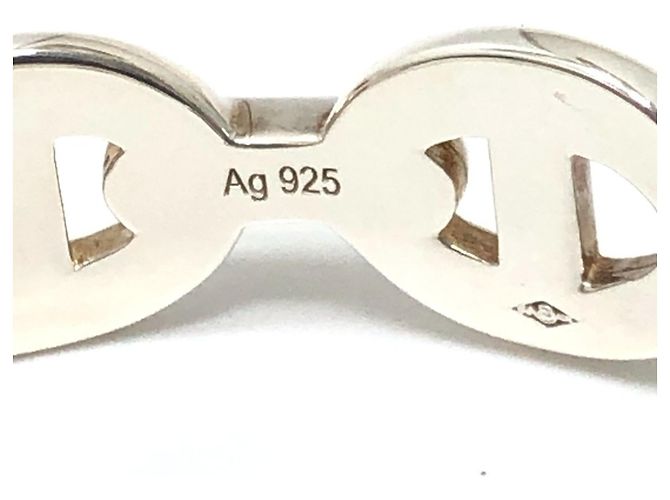 Hermès Pulsera Chaine d'Ancre Enchainée Hermes Plata - vista 10