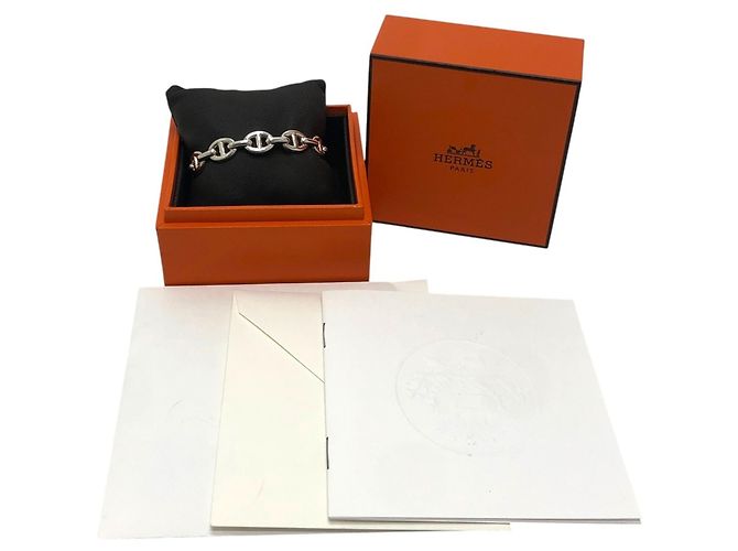 Hermès Pulsera Chaine d'Ancre Enchainée Hermes Plata - vista 13