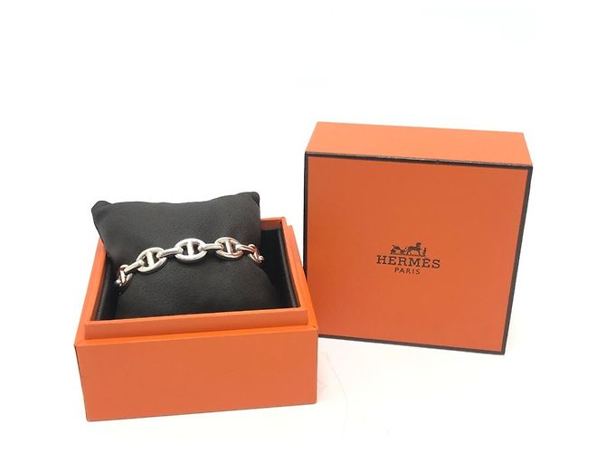 Hermès Pulsera Chaine d'Ancre Enchainée Hermes Plata - vista 14