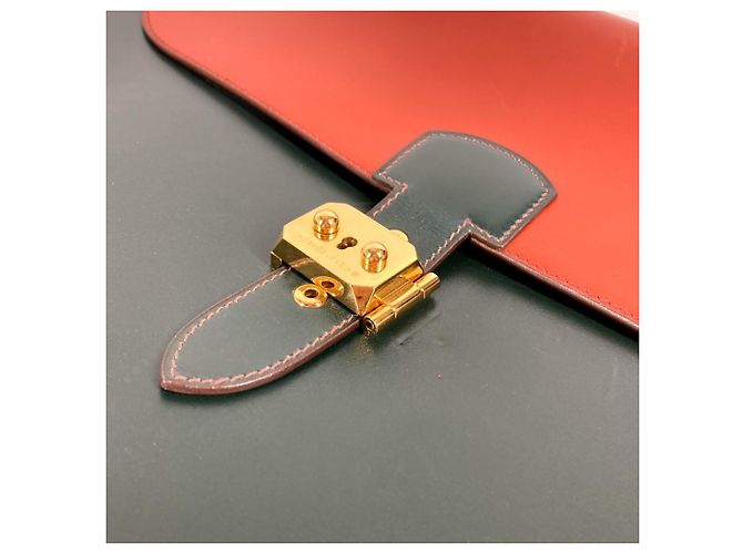Hermès Borsa Hermes Sac à Dépêches 38 Marrone Cachi - vista 10